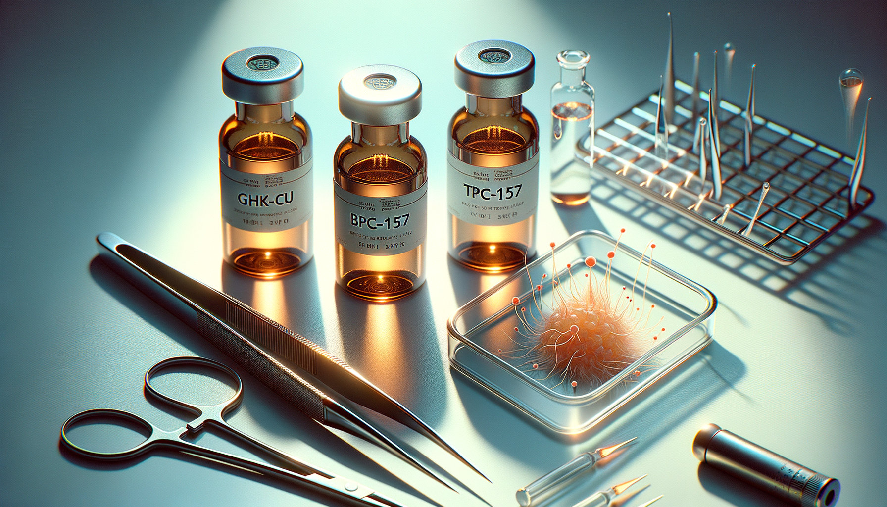 Hair Loss Peptide Regrowth Protocol: What the Research Says About BPC-157, GHK-Cu & More