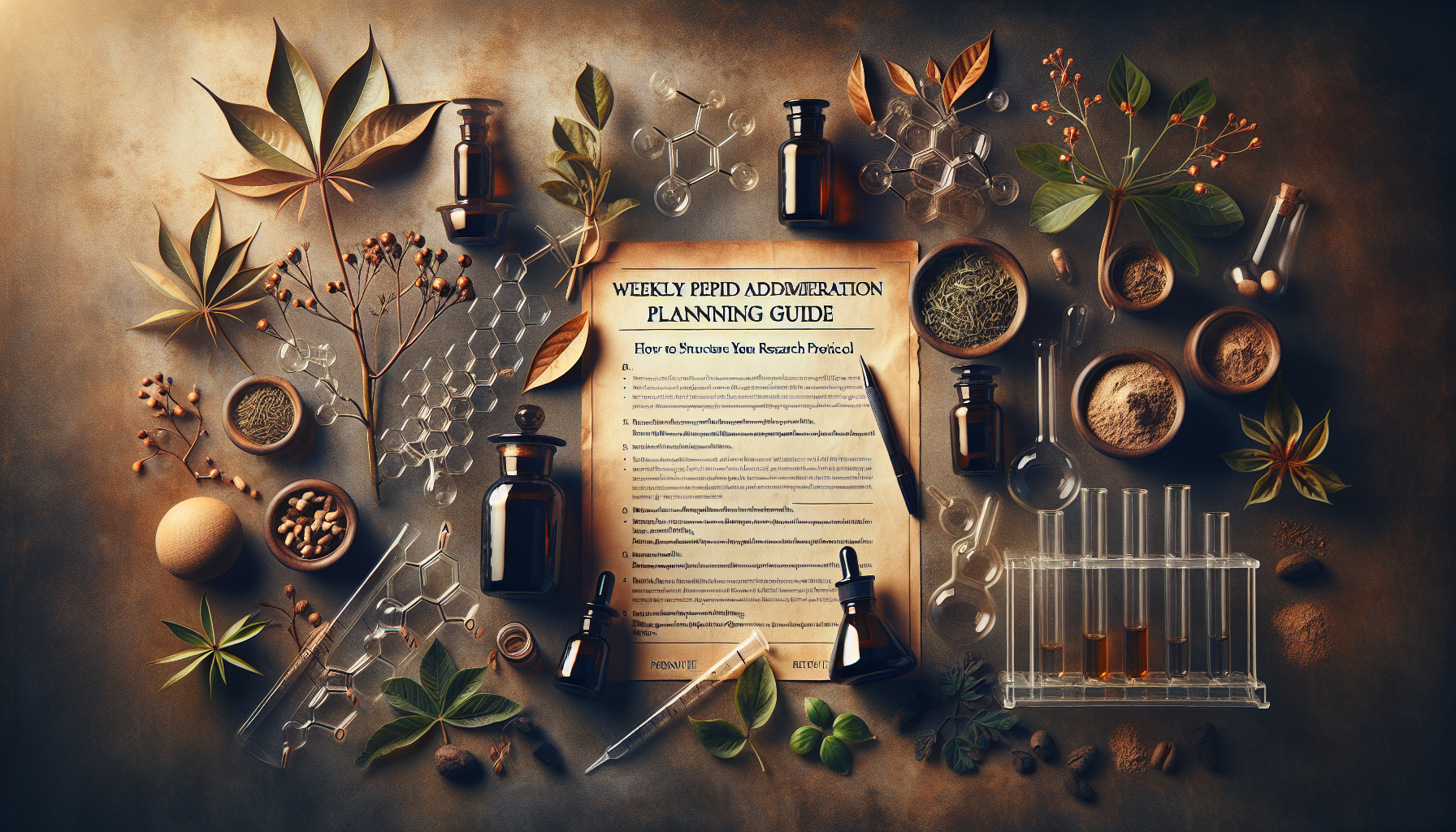 Weekly Peptide Administration Planning Guide: How to Structure Your Research Protocol